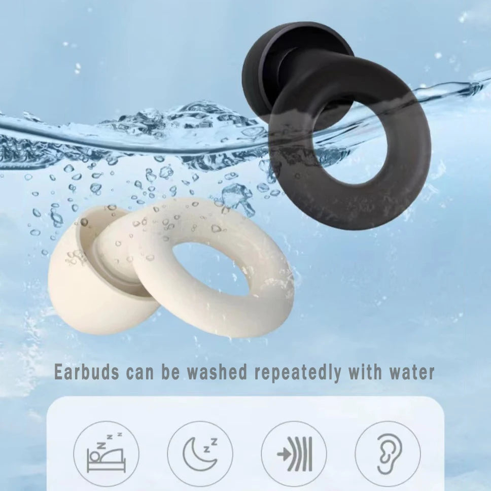 Anti-Noise Silicone Earplug