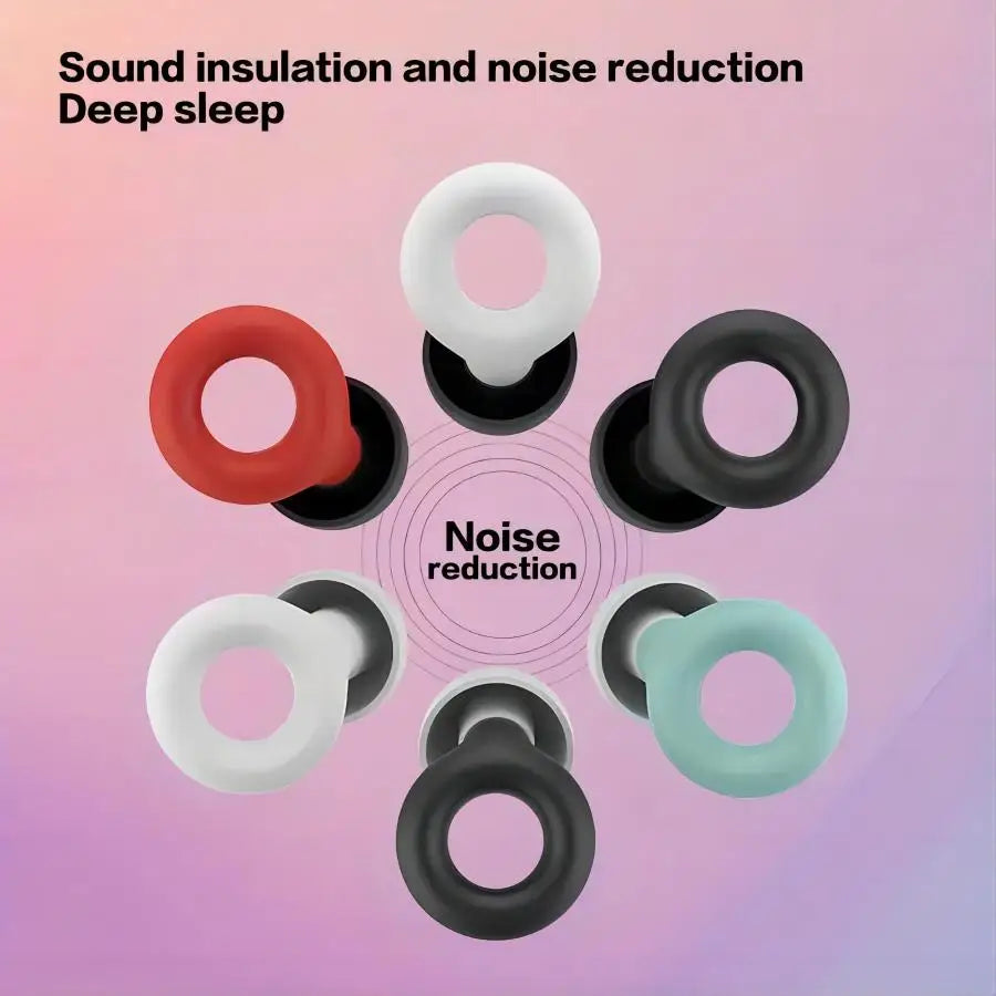 Anti-Noise Silicone Earplug